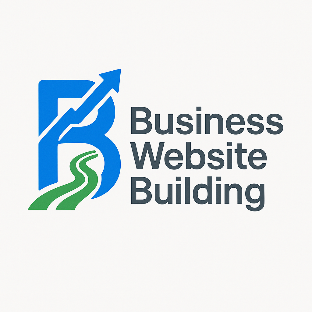 Business website building logo.