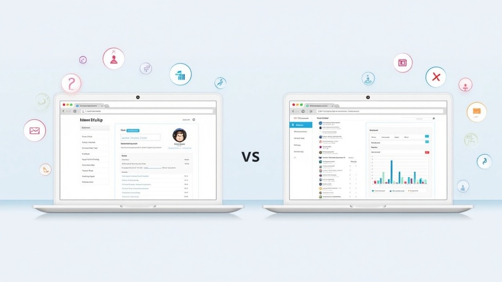 MailerLite vs Mailchimp graphic overview